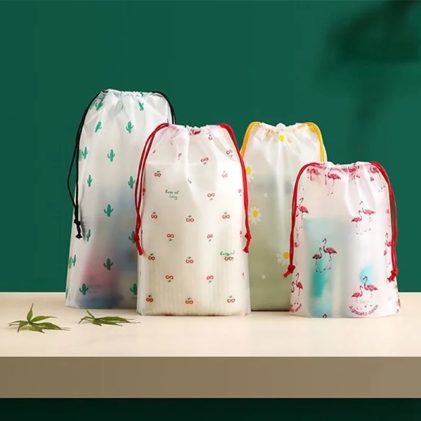 1 ST Transparent Vattentät Resekosmetikväska Case för kvinnor Badkar Smink Organizer Toalettartiklar Tvätt Skönhetssats Förvaringspåse 1pc Cactus 18x25cm