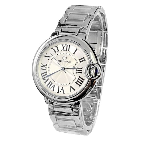 PABLO RAEZ 2023 Nytt toppmärke Lyxmode herrklockor Sportkalender i äkta läder Drop Causla Relogio Masculino No date Steel 42mm