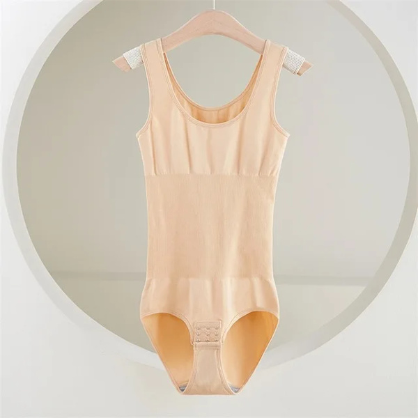 Shapers Kvinnor Body Magkontroll Shapewear Bantning Bodyshaper Mode Tankar Sexig String String Kvinnlig Slim Jumpsuit Skin(.204) XL XXL 70-88kg(.204)