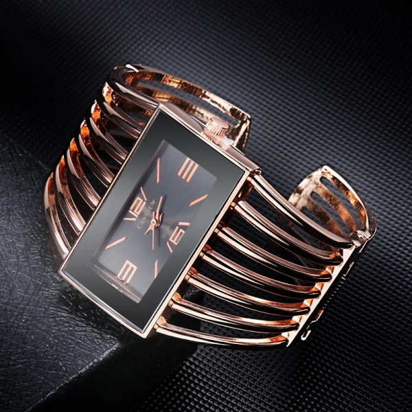 CANSNOW Watch Lyxmode Rose Gold Armband Armband Watch Dam Klänning Klocka Kvinna Dam Saati Flickor Armbandsur Relojes gold gold