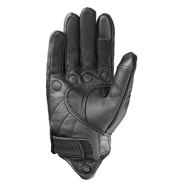 Retro Motorcykelhandskar Motocross Cykling Äkta Läder Pekskärm Män Kvinnor Motorcykel Moto Ridning Skyddsutrustning Perforerad perforated M