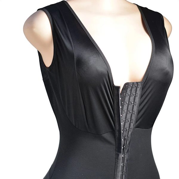YAGIMI Dam Fajas Colombiana Mujer Högkompression Body Shaper Bantning Shapewear Skim Gördel med stängning Colombianskt timglas black M