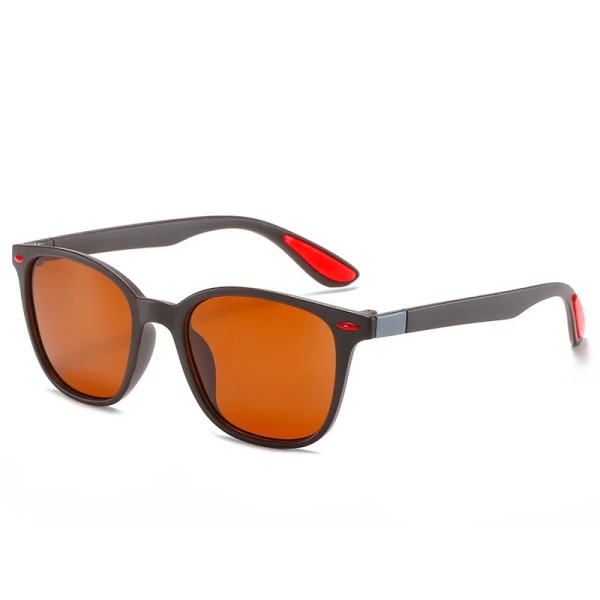 Unisex Retro Rivet Polariserade Solglasögon Mode Oval Ram Solglasögon För män Kvinnor Körskydd Glasögon Gafas De Sol UV400 C11