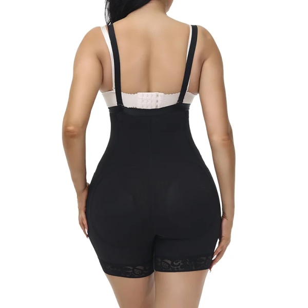 Kvinna Binder Shaper Kroppsbantning Slida Platt Mage Magkontroll Push Up Rumpa Fyllning Enhancer Rumpa Höft Vadderad Body XXL