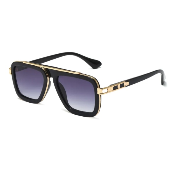 Mode Fyrkantiga Solglasögon Coola Män Vintage Lyx Märke Design Solglasögon Dam UV400 Shades Oculos De Sol Type 6 As Picture