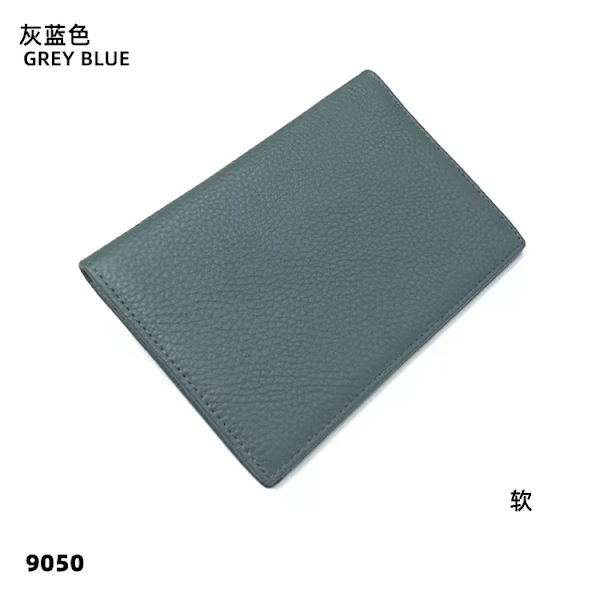 Gravera bokstäver Läder Cover Anpassat namn Mjuk kohud Resepasshållare Kvinnor Män Gör-det-själv-present Passfodral Case blue