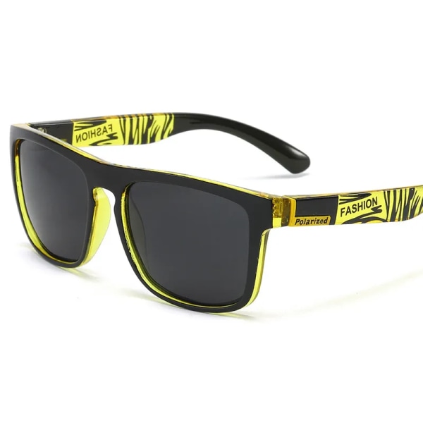 2022 Polariserade solglasögon Märke Designer Driving Shades Herr Solglasögon Man Retro Billiga Lyx Kvinnor UV400 Gafas C19 Yellow gray aspictures