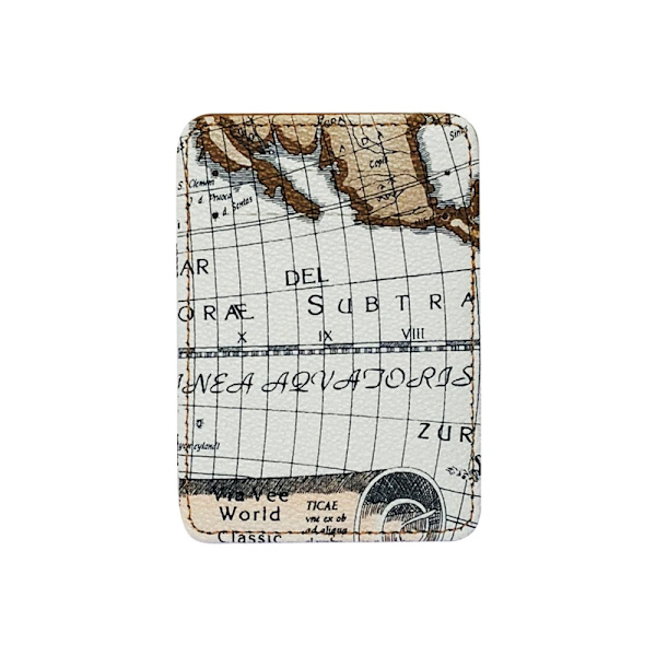 Ultra Slim Camouflage Magic Plånböcker för Kvinnor Män PU Läder Mini ID-kortshållare Myntplånböcker Resor Case Clip Cover Vertical White