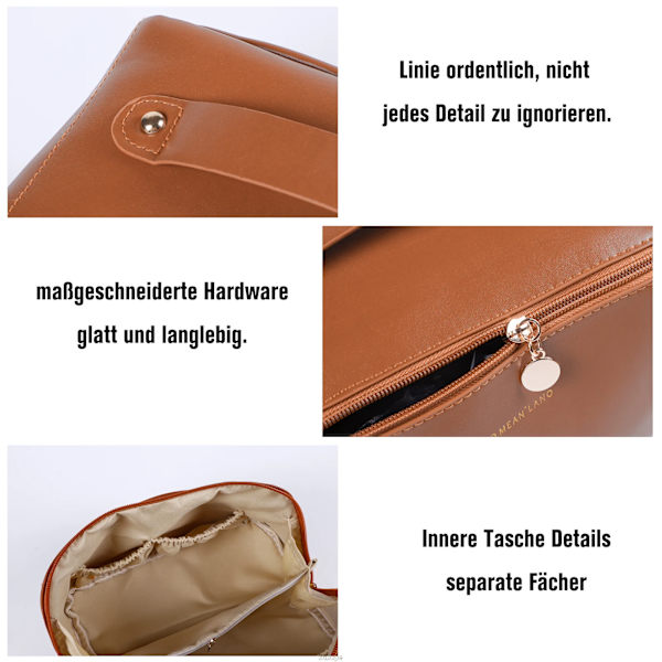 Skönhetsväska med stor kapacitet Bärbar sminkpåse i läder, vattentät badrumstvättväska, multifunktionell toalettartiklar gray-logo