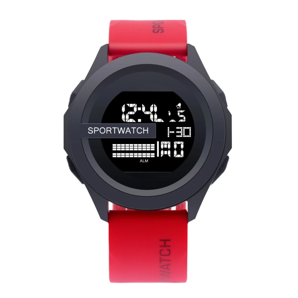 Ny Watch Watch Vattentät Lysande LED Digital Student Elektronisk Armbandsur relojes para hombre Red