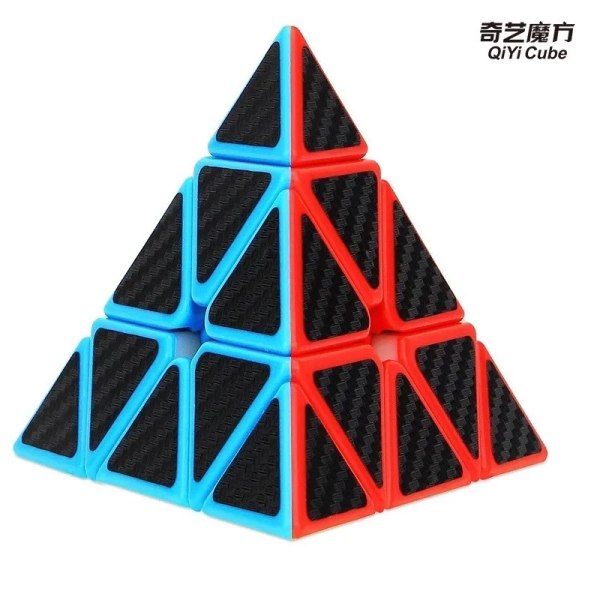 QIYI Magic Cube 2x2 3x3x3 4x4 5x5 Pyramid Megaminx Speed ​​Magico Cubes Pussel SpeedCubo Toy Barn Barn Presentleksak Vuxen Rubix Dark Grey