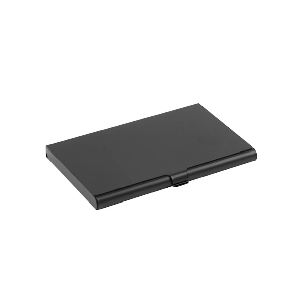 PURDORED 1 st Case för män i rostfritt stål Aluminiumhållare Cover Kvinnor Case black