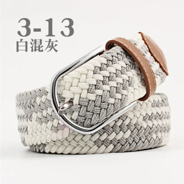 Canvasbälte utomhus taktiskt bälte unisex högkvalitativ canvasbälte för jeans Man Lyxiga Casual Straps Ceintures Bälten för kvinnor FB  white hun gray 3.3cmX107cm