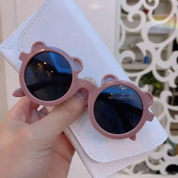 Mode Barn Solglasögon Klassiska Runda Söta Flickor Pojkar Barn Solglasögon Baby Glasögon UV400 Skydd Utomhus Seaside Glasögon B02