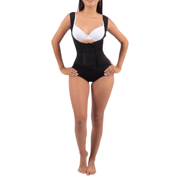 Fajas colombiansk gördel Waist trainer Butt Lifter Shapewear Dam Magkontroll Kroppsformare Framkrokar Slida Bantning Platt Khaki S