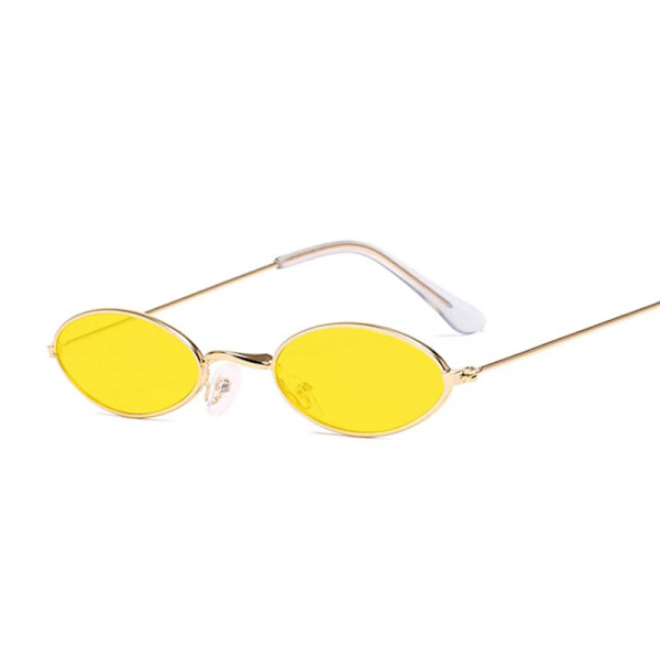 Retro Små Runda Solglasögon Kvinna Märkesdesigner Svarta Solglasögon För Damer Alloy Kvalitet Solglasögon Kvinna Oculus De Sol GoldTrans