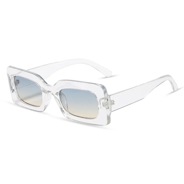 Damsolglasögon Mode Vintage Rektangelbåge Lila Rosa Fyrkantig Glasögon Flickor Solglasögon Dam Glasögon UV400 clear green tea only 1pcs sunglasses