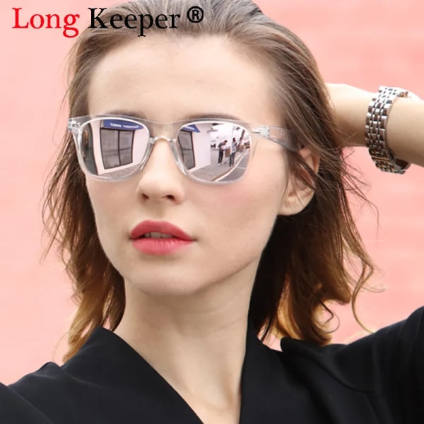 Long Keeper Män Polariserade Solglasögon Dam Spegel Reflekterande Solglasögon Körglasögon För Man UV400 Gafas masculino Kvinna TR Night Vision