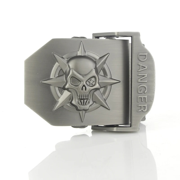 Canvas automatiskt spänne bälte för män Tactical Army hög kvalitet 4 mm tjocka 38 mm breda byxor Tillbehör Nytt träningsbälte för utomhusbruk Black and grey edge 120cm