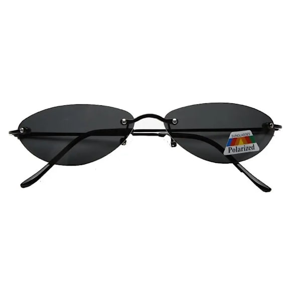 2021 100 % Titanium Matrix Neo Style Polarized Solglasögon Ultralätta Båglösa Män Körning Brand Design Solglasögon Oculos De Sol A1 Polarized