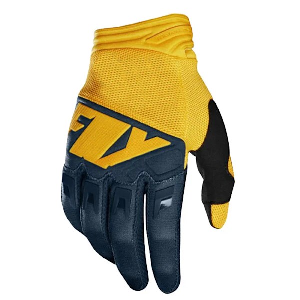 Bikefox Fox Motorcykelhandskar Bmx Atv Motocrosshandskar Mtb Offroadhandskar Mountainbike Cykelhandskar För Sommarcykling Yellow---Blue L