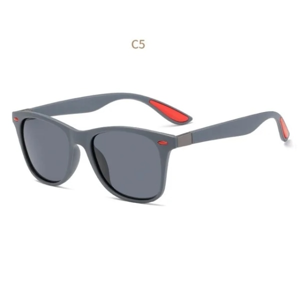 2022 Polariserade solglasögon Märke Designer Driving Shades Herr Solglasögon Man Retro Billiga Lyx Kvinnor UV400 Gafas C5 Gray aspictures
