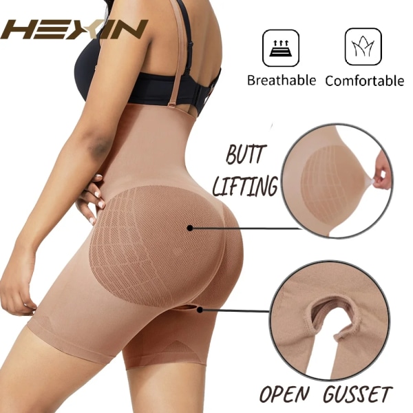 HEXIN Body Shaper Fajas Colombianas Body Slimming Waist Trainer Shapewear Push Up Butt Lifter Korsett Reductoras Underkläder SKIN 3XL-4XL