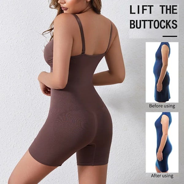Body Shapewear Dam Waist Trainer Höftlyftare Korsett Lår Smalare Shapewear Reduktivt Slimmande Underkläder black S-M