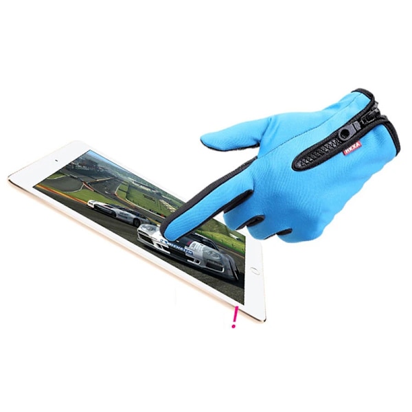 Pekskärm Thermal Cykling Skidcamping Vandring Löpning Motorcykel Unisex Vattentäta Helfinger upgrade gray M