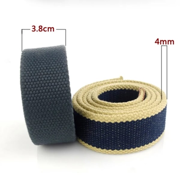 Män och kvinnor Militär canvas bälte metall automatiskt spänne utomhus militär träning taktiskt bälte polis unisex jakt jeans gördel Beige edge 120cm