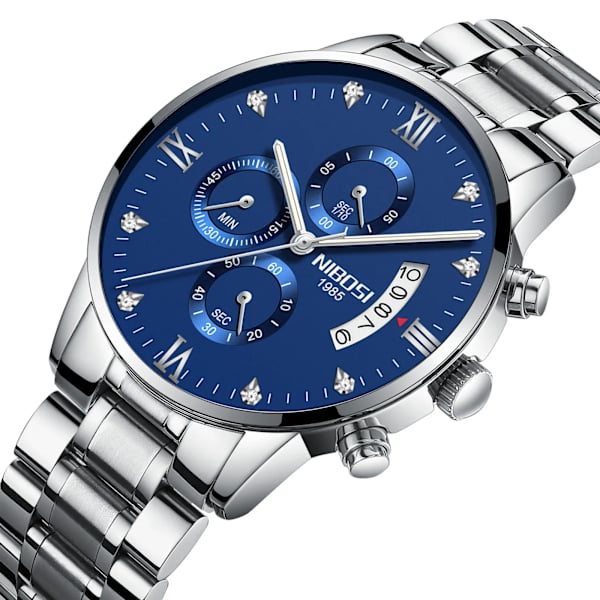 NIBOSI Herrklockor Toppmärke Lyx Sport Watch för män Vattentät Auto Date Julklapp Herrklocka Watch Masculino with original box-10
