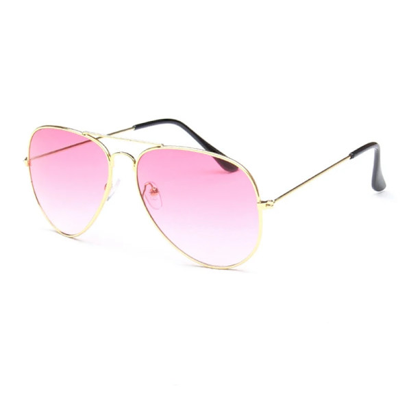 Klassiska Retro Pilot Ocean Goggles Solglasögon För Kvinnor Män Unisex Metall Röda Solglasögon Sommarkörning 3025 Glasögonskydd C16 As Show