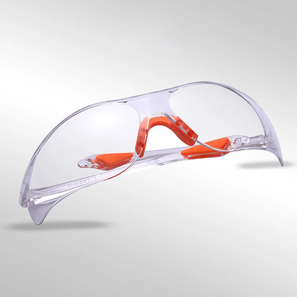 Cykelsolglasögon Unisex ventilerade glasögon Ögonskydd Vinddammtäta glasögon utomhussport UV-skyddande antistänk Ciclismo Transparent-E