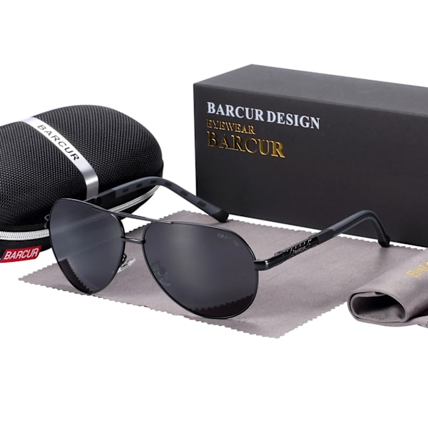 BARCUR Solglasögon för män Polarized UV400 Skydd Körning Solglasögon Kvinnor Man Oculos de sol Orange Red BARCUR