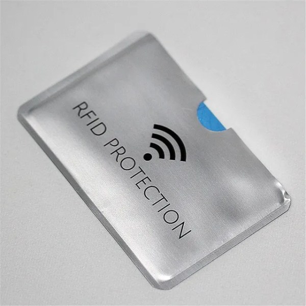 10 st/ set RFID-spärrkortsskydd Debetkredit Kontaktlöst NFC- case Antiscanningskortväska ID-hållare Gray
