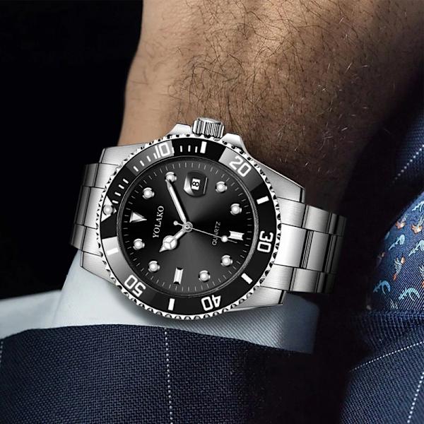 Watch Ny lyx watch Herr Vattentät Date Grön Urtavla Klockor Mode Manklocka Watch Relogio Masculino SV2