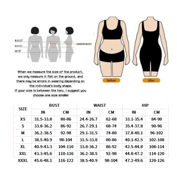 Triangelformkläder med kardborrefäst Body Nylon Slät och åtsittande Fajas Body Shapers Dam Korsettväst Black L