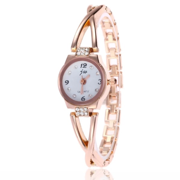Nytt mode Watch Lyx Strassklockor Kvinnor Armband i rostfritt stål Kvartsarmband Damklänning Klockor Reloj Mujer AB3