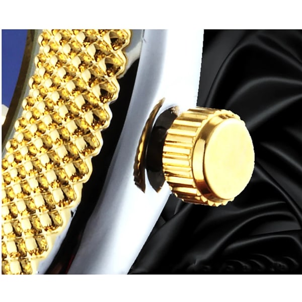 Hett modemärke Keep Moving Lejonmönster Watch Snygg Noble Quartz dam Stål Vattentät Watch relogio feminino gold white w