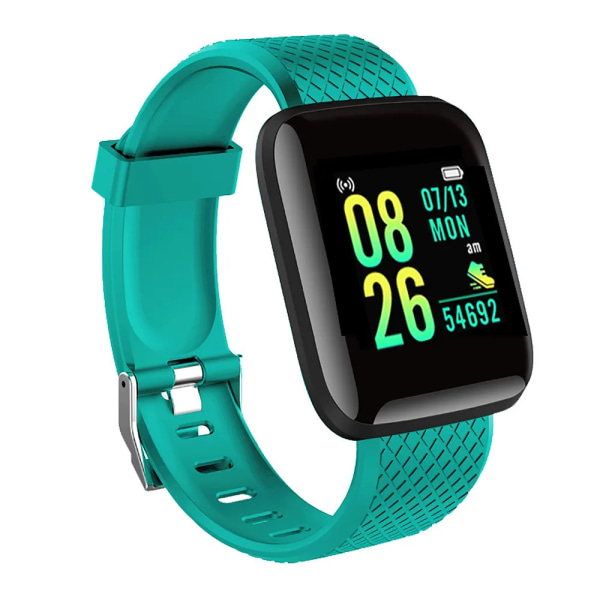 D20 Y68 Smart Watch Bluetooth Svara samtal Sport Fitness Tracker Custom Dial Smartwatch Män Kvinnor betygsätt blodtryck PK D13 D18 D13 green