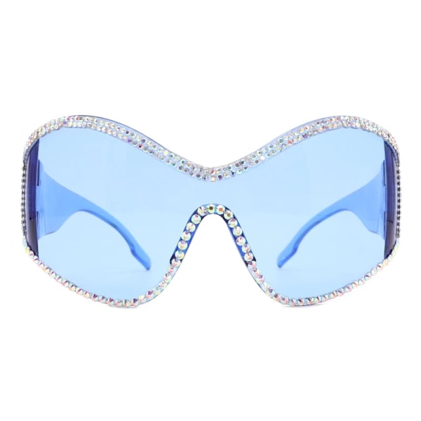 Nya Steampunk överdimensionerade solglasögon för kvinnor Trender Punk Y2k solglasögon Goggle Herr 2000-talets märkesdesigner Eyewear De Sol Oculos Style B4 As Shown