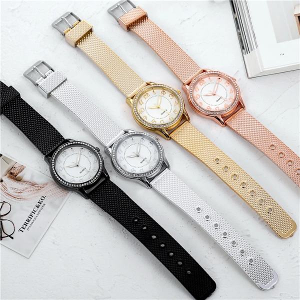 Relogio Digital Watch För Dam Watch i rostfritt stål Enkel Casual Watch Montres Femmes Reloj Mujer C