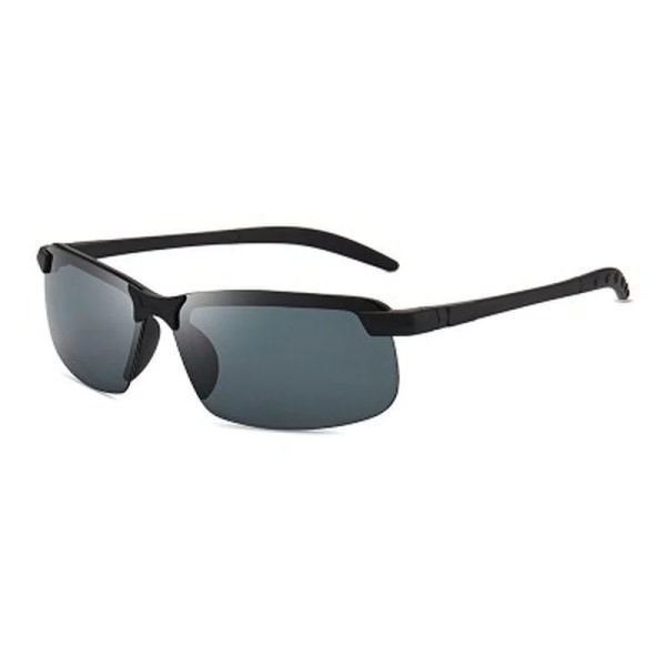 Solglasögon Män Night Vision Solglasögon för kvinnor Anti-reflekterande körsolglasögon UV 400 skydd Black Grey