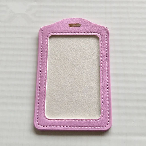 eTya Tecknad Söt Silikon kreditkortshållare Kvinnor Män Barn Student Utdragbar Badge Rulle ID Namn Bus Card Badge Hållare Pink(.2593)