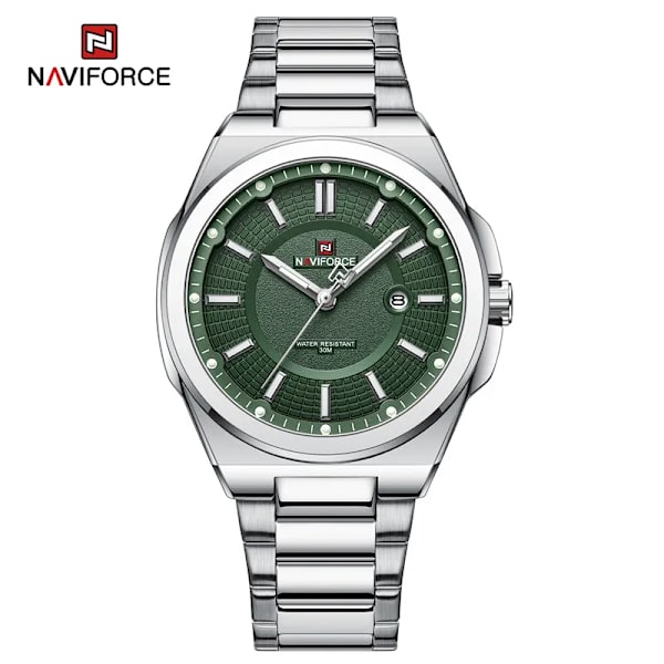NAVIFORCE 2023 Quartz Watches Herr Lyxmärke Vattentät Sport Rostfritt Stål Lysande Man Armbandsur Relogio Masculino SGN