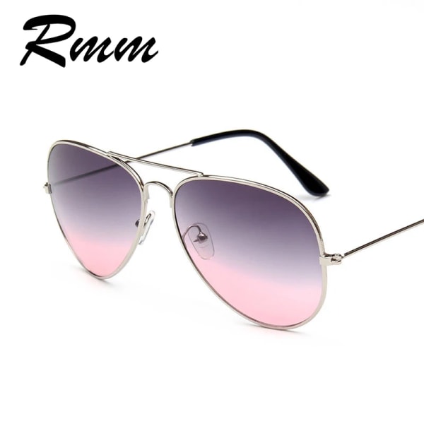 RMM Fashion Solglasögon Dammärke designer metall Reflekterande solglasögon Herr Spegel oculos de sol C6