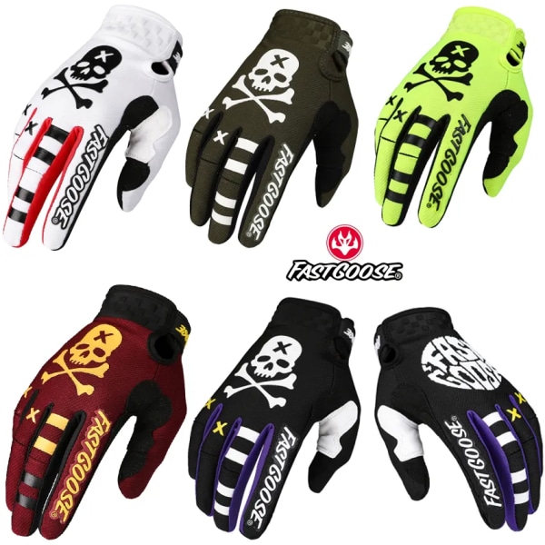 Mode Män Sport Ridning Cykel Motocross Handskar Motorcykel Tillbehör MX MTB ATV Off Road Handskar Vinter Gant Moto Cross Glove Motocross Gloves 6 L