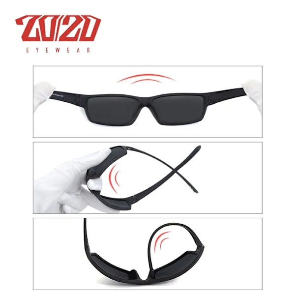 Polariserade glasögon Herr Dam Solglasögon Utomhussportglasögon Böjbåge Camping Vandring Glasögon UV400 Solglasögon PL84 C4 Matte Red Polarized