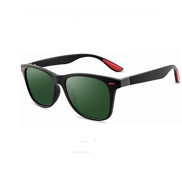 HDSUNFLY Män Polariserade Solglasögon Män Kvinnor Fyrkantiga Märke Designer Rays Driving Solglasögon Goggle UV400 Gafas De Sol 2020 Nyhet black red green Package A