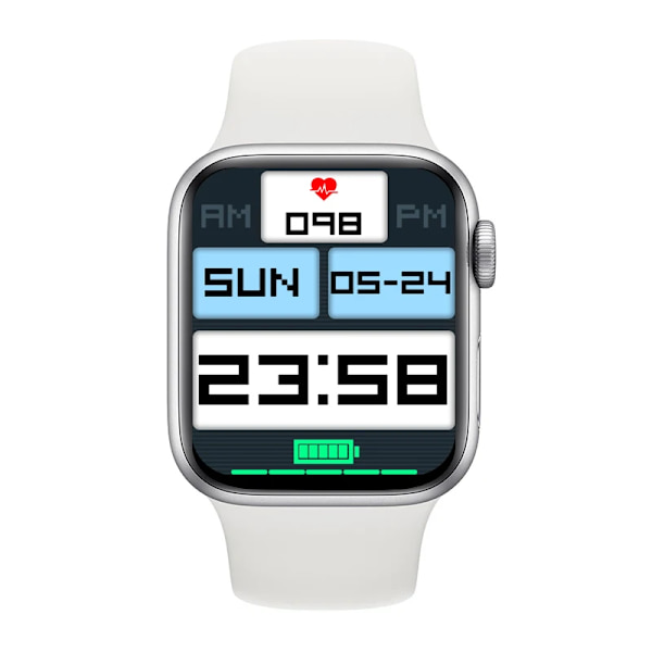Nytt i Smart Watch Series 8 X8 pro max Men SmartWatch Ultra Women InfiniteScreen Fitness Tracker Band för IOS Android-telefon White Smart Watch 8